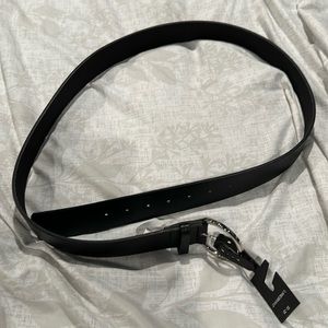 Lane Bryant black belt with silver buckle 18/20 NWT